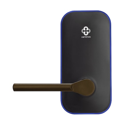 Centrios Grade 1 Smart Bluetooth Cylindrical Lock, Less Keypad, Taylor Bay Lever, Non-Keyed, Bronze CEB102-TB-613